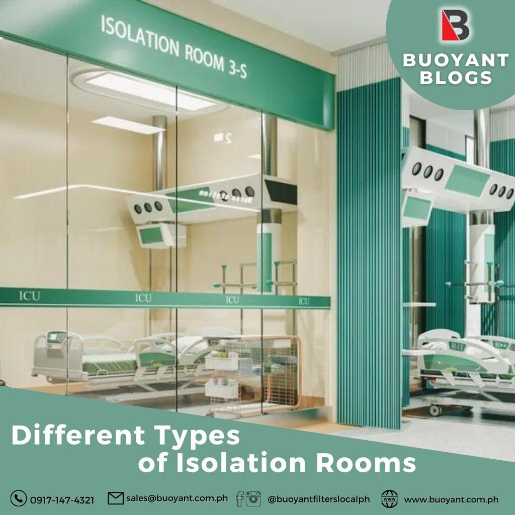 different types of isolation rooms